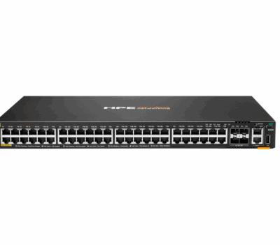 HPE Aruba Networking CX 6200F 48G Class-4 PoE 4SFP+ 370W Switch (JL727B)