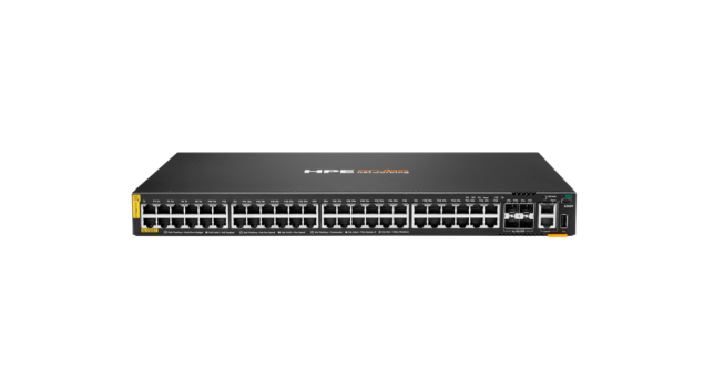 HPE Aruba Networking CX 6200F 48G Class-4 PoE 4SFP+ 370W Switch (JL727B)